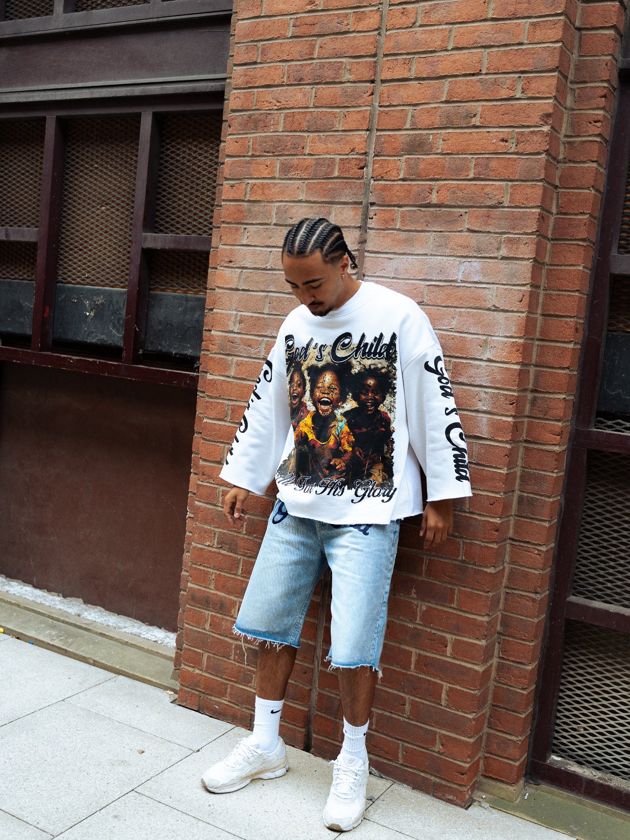 WHITE GOD’S CHILD CROPPED SHIRT